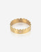 Zlatý zásnubní prsten Obloučky s morganitem